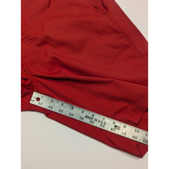 Kuhl Cargo Shorts Mens 34 Red 10 Inseam Polyester Outdoor Hiking Flat Front US - Picture 9 of 12